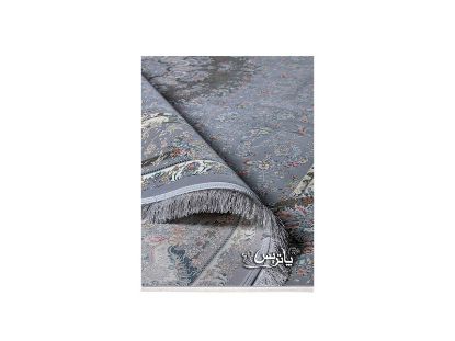 تصویر فرش پاتریس طرح شکوفه باران رنگ فیلی 1500 شانه